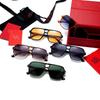CHHC Square Frame Retro Classic Pilot Sunglasses for Men & Women
