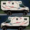Auto Side Body Sticker Exterior Waterproof Stickers Self Adhesive Stripe Graphics Decals for Campers
