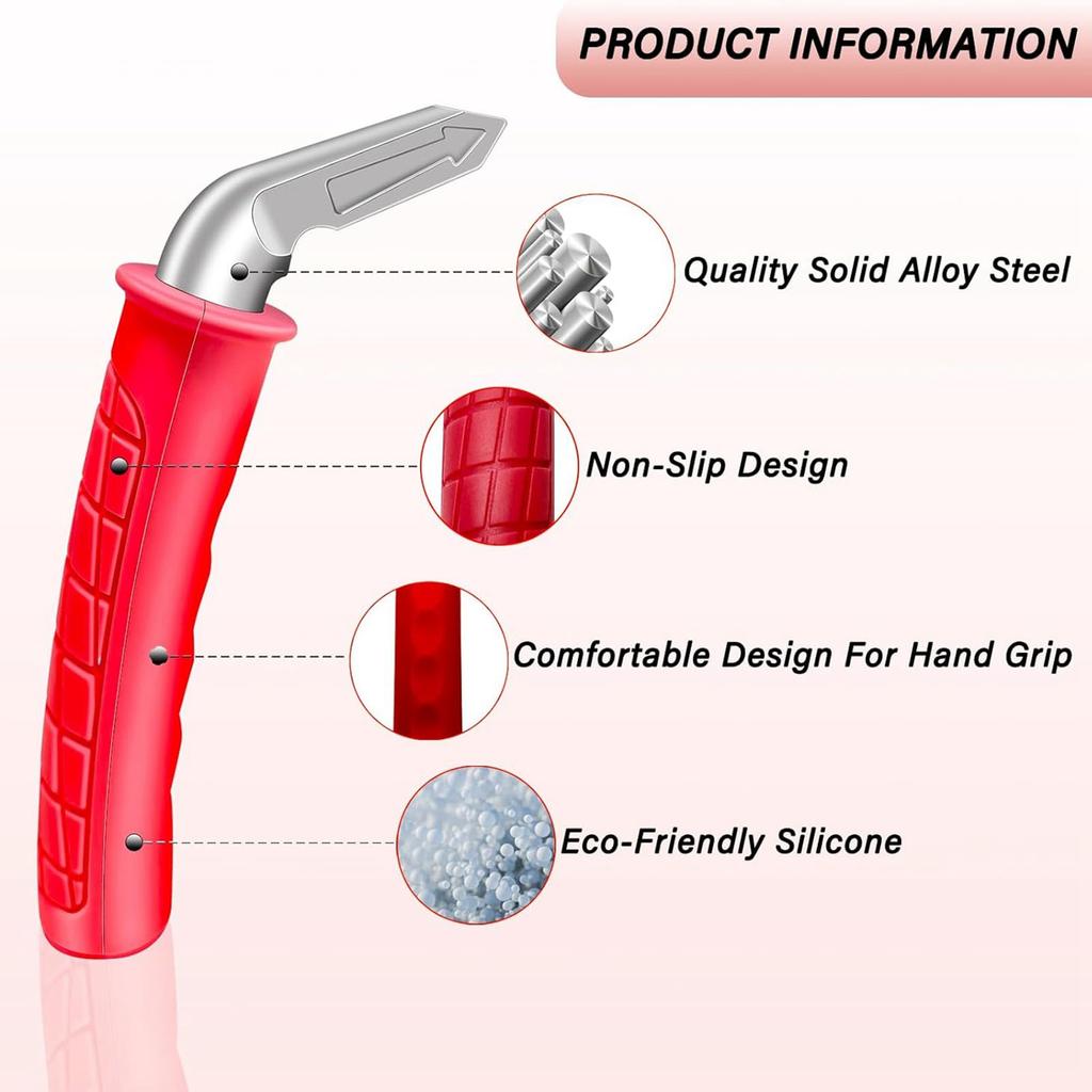 Car Door Handle Assist for Elderly Steel Silicone Multifunctional Vehicle Support Handle for