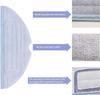 Lot de 8 lingettes microfibre de rechange compatibles Roborock S7/S8/T7 — lavables et réutilisables