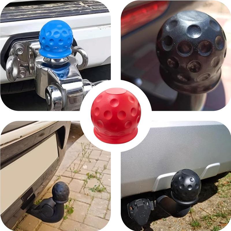 Tow Ball Protection Cap Waterproof Scratch Resistant Heavy Duty Rubber for Car Trailer RV Caravan Towing Accessory