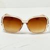 Vintage Damen Sonnenbrille Mode Übergroße Sonnenbrille Modeaccessoire, nicht polarisiert