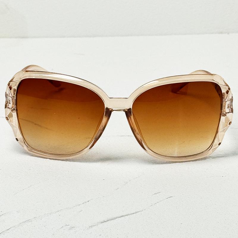 Vintage Damen Sonnenbrille Mode Übergroße Sonnenbrille Modeaccessoire, nicht polarisiert