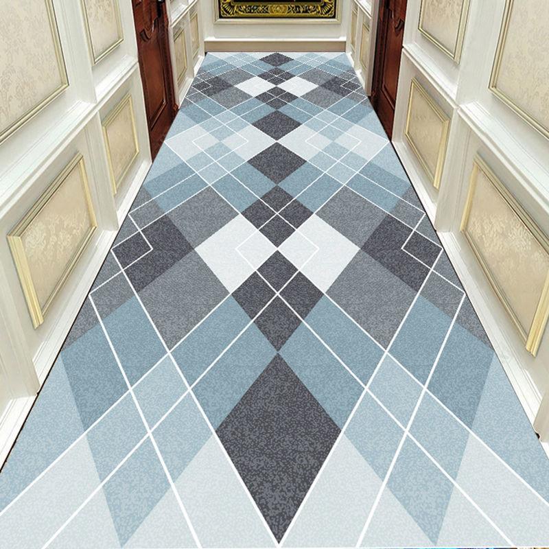 Autumn Style Long Lobby Carpet Fresh Green Grass Pattern Stairway Hallway Home Corridor Carpet Aisle Party Wedding Red Area Rugs