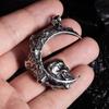 New Necklace Skull Fashion Moon Skull Street Style Men's Pendant