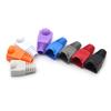 RJ-45 CAT6 CAT5e Adapter Cap Ethernet Network Cable Connector Plugs RJ45 Caps for Cat 5 CAT6 Protective Sleeve Multicolo