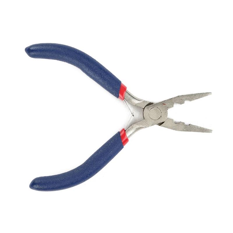 Hair Extension Plier with 2 Holes Hair Pliers for Hair Extensions Opener Removal Needle Nose Pliers Hair Repair Tool