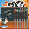 Finger Reading Stick Retractable Stainless Steel Lightweight Portable Teaching Stick Whiteboard Pointer Handheld Presenter Telescopic Rod