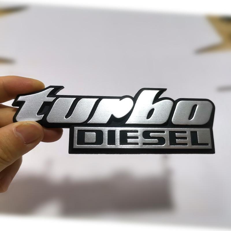 W27-W27Golf MK2 Radiator Grill Emblem Turbodiesel Car Logo Badges for Volkswagen Jetta II