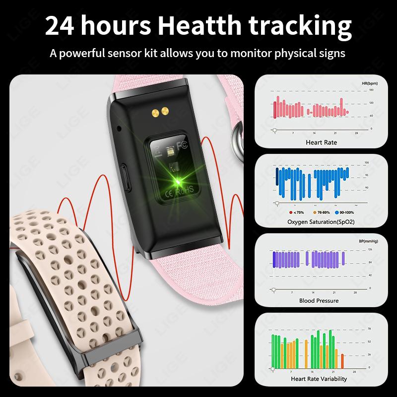 Women Smart Band Men Watch Heart Rate Blood Pressure Sports Fitness Smartwatch New Man Outdoor Smart Bracelet Ladies
