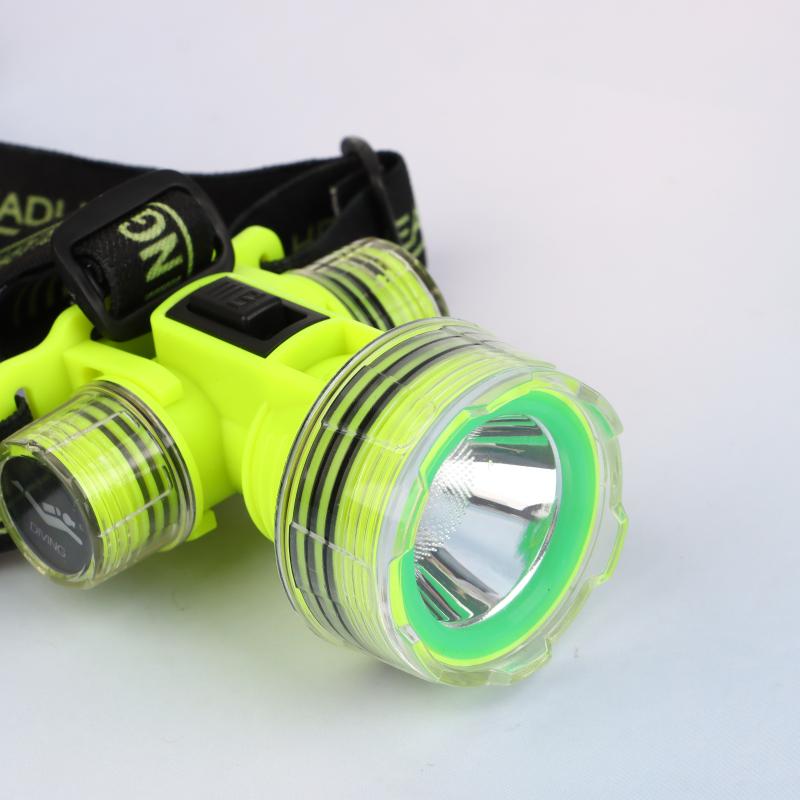 Diving Headlight Rechargeable Waterproof Headlight Led Professional Flashlight Ultralight Fishing Flashlight Head Light
