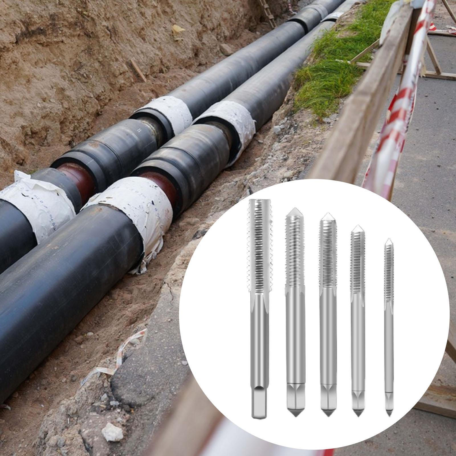 

Metal Hardware Plug Tap Kit for Threading Tasks 5 Pieces