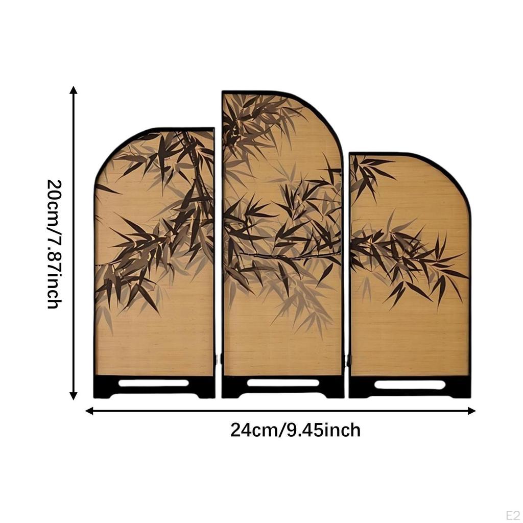 Mini Screen Decoration Decor Business Gift Landscape Divider Desk Ornament Desktop Statue for