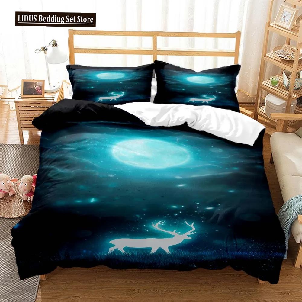Elk God Of Luck Soft And Comfortable Customizable Comforter Bedding Sets Bedding Set Luxury Quilt Cover Personalized Bedding