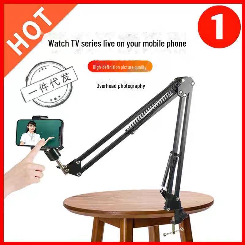 Ringlicht-Ständer für Handy-Fotografie & Video: Ideal für Live-Übertragungen, Make-up, Malen, Kalligrafie, Lebensmittel und Aufnahmen von oben