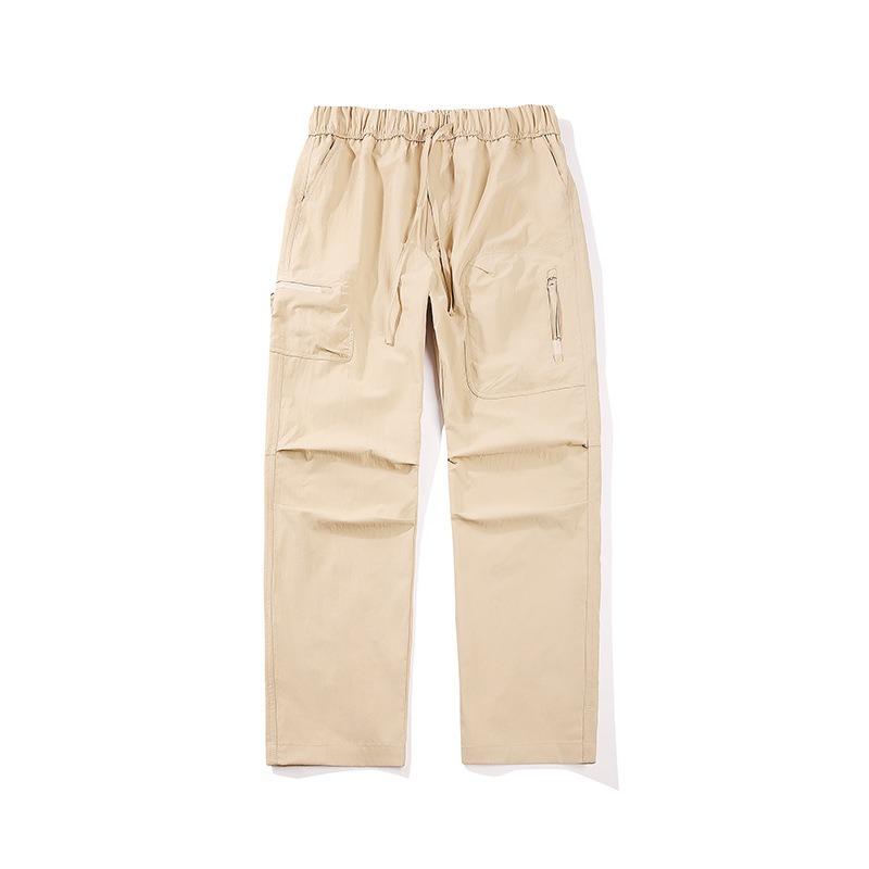 Summer New Overalls Casual Loose Men's Trousers Trendy Brand Men's High-end Pants Men's Wide Legs