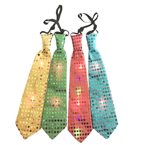 Neckwear Adorable Luminous Fabric Mens Boys Bow Tie for Party