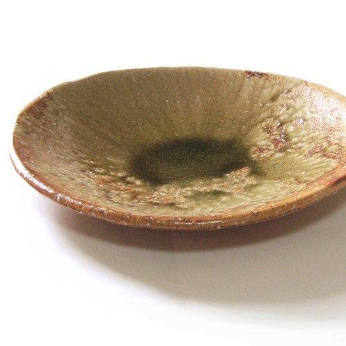 Shigaraki Ware Ash Glaze Large Plate F03