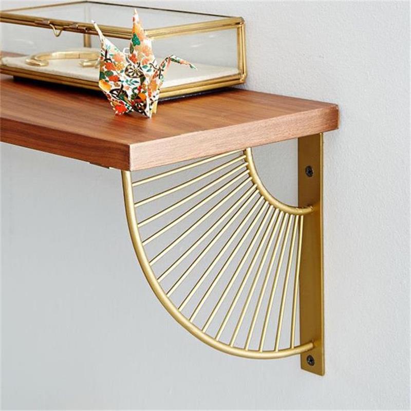 Simple Wall-mounted Shelves L Bracket Metal Shelves Partition Iron Z Bracket A Word Plate Bracket