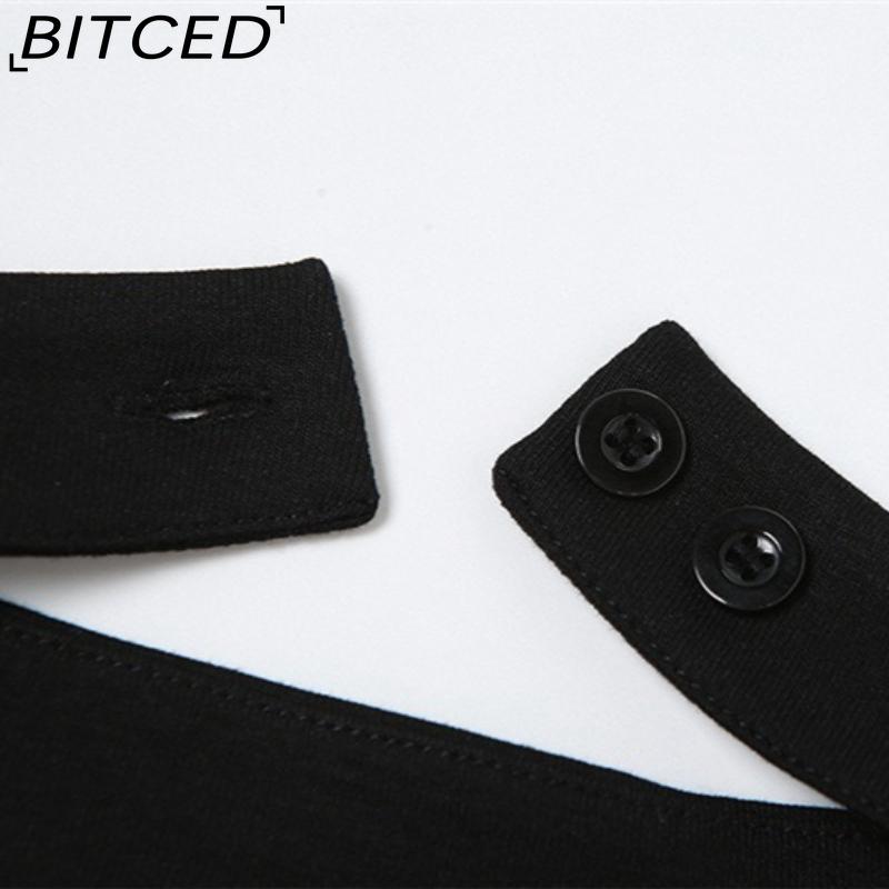 BITCED Summer Women's Solid-Colour Slim-Fit Streetwear Halter Neck Sexy Backless Tank Top