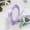 Factory Wholesale 1.5 Inches Single Sided Pastel Satin Ribbon Decorative Polyester Fabric Solid Logo Hair Gift Decoration