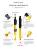 Ford Ranger T6/T7 Yellow Spring Shock Absorber Lift Kit