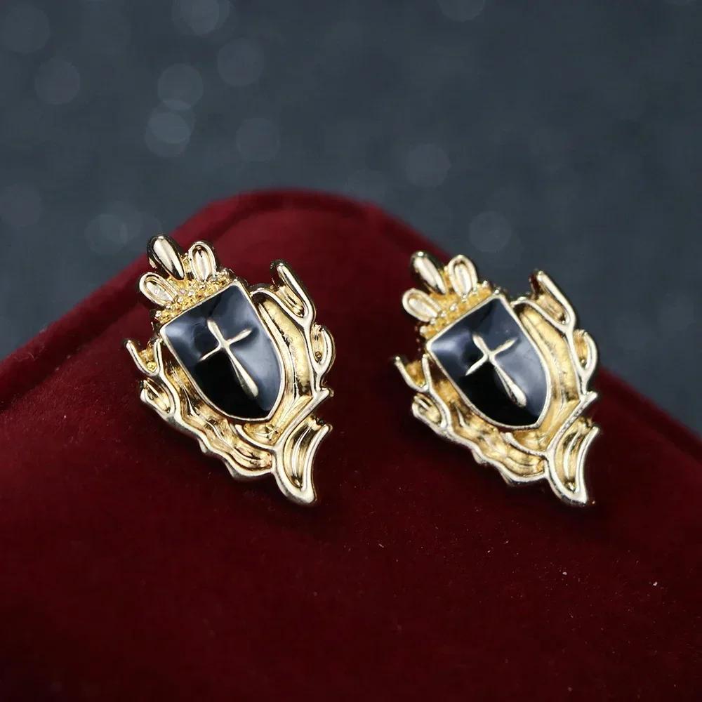I-Remiel Vintage Driehoek Kroon Kraagspeld voor Mannen Vrouwen - Uitgesneden Broche Embleem Sieraden voor Shirt Pak Accessoires