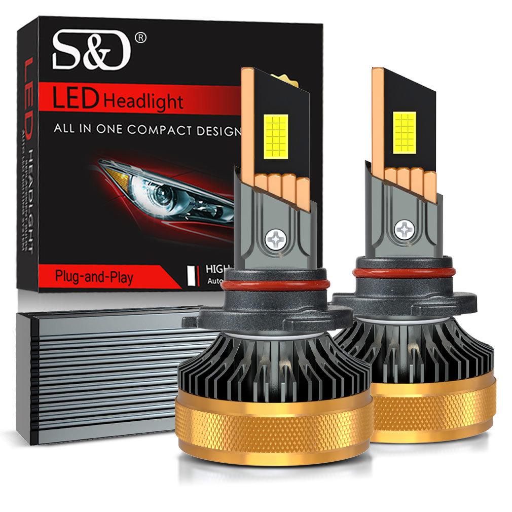 2 Stück H1 H4 H7 LED Scheinwerferlampen Canbus H8 H11 9005 HB3 9006 HB4 9012 Hir2 Turbo Autoscheinwerfer 140W 60000LM 12V 24V Auto 10 Kupferrohrlampe 6000K