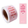 100Pcsroll This Package Is Happy To See You Too Stickers Small Business Gift Box Packaging Decor Thank You Sticker Seal Labels