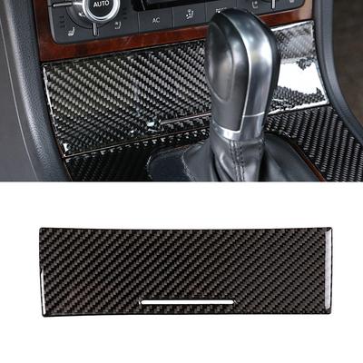 Für VW Touareg 2011 2012 2013 2014 2015 2016 2017 2018 Carbon Fiber Car-Styling Center Control Panel Aschenbecher Box abdeckung Trim