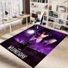 1pc Wednesday Addams Returns Carpet for Playroom Bedroom Living Room Sofa Home Decor,kids Game Area Rug Non-slip Floor Mat Y82675