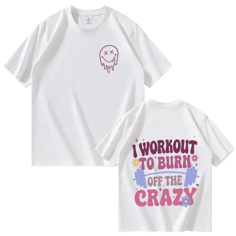 Funny Gym Graphic Print Tide T Shirt Men Women Clothing Oversized Casual Tshirt 100 Cotton Crewneck T Shirts Teenagers Hot Sale
