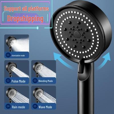 High-Pressure 5-Speed Handheld Shower and Faucet Set