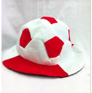 Carnival Party Boy Football Soccer Fans Cap Funny Hat White Black Football Headdress Adult Cosplay Dress Up Accessories