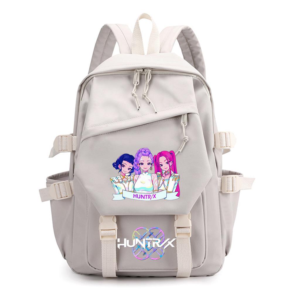 Anime Kpop Dämonenjäger Bedruckter Rucksack für Teenager Junge Mädchen Schulanfang Schultasche Kinder Student Buchrucksack Frauen Reisetasche Kindergeschenk Mochila