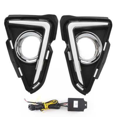 2 STUKS LED Dagrijverlichting Mistlamp Knipperlicht Assemblage IP65 Vervanging voor RAV4 2016 2017 2018