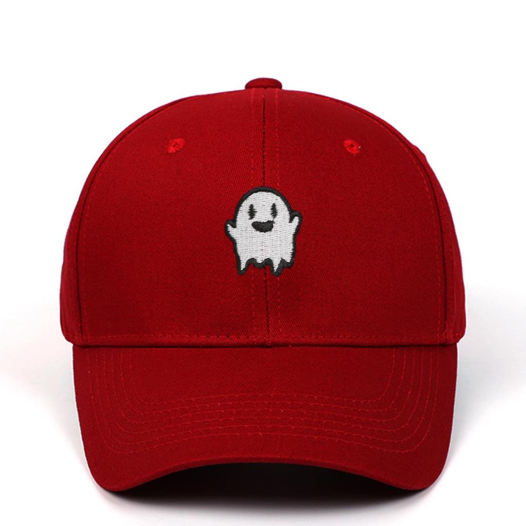 Custom Ghost Embroidery Baseball Cap with Large Brim