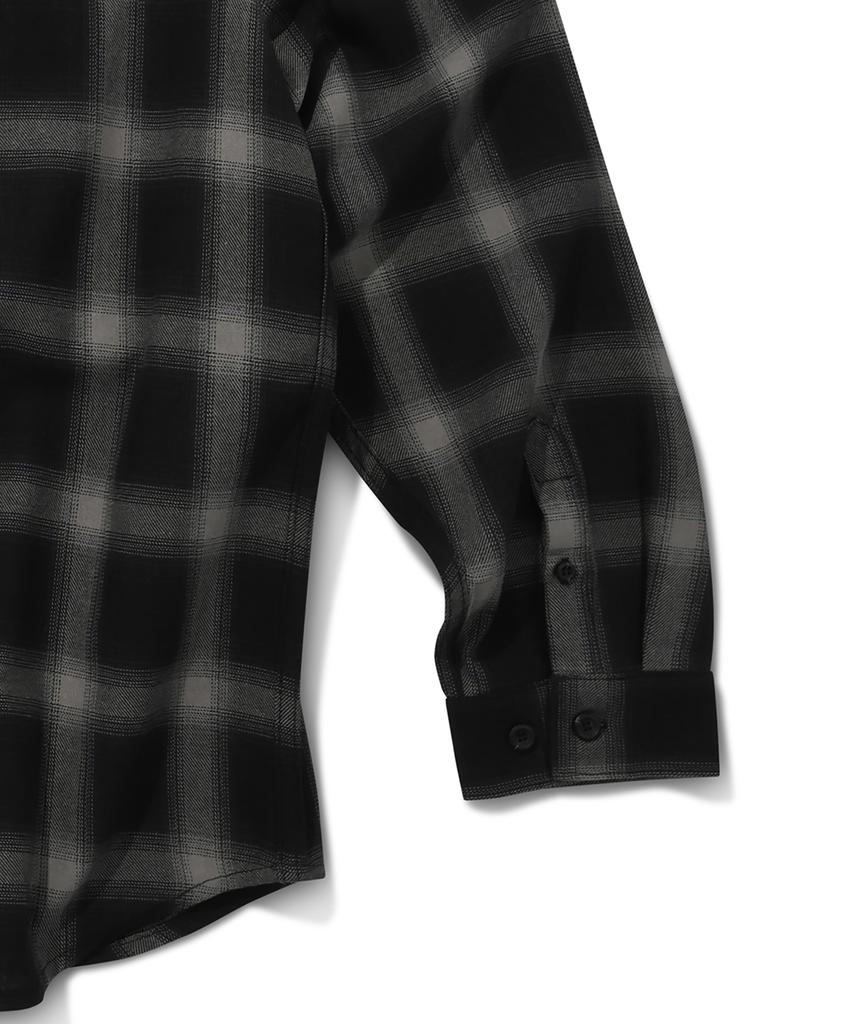 Loghideumatin Check Pattern Shirts (Grey)