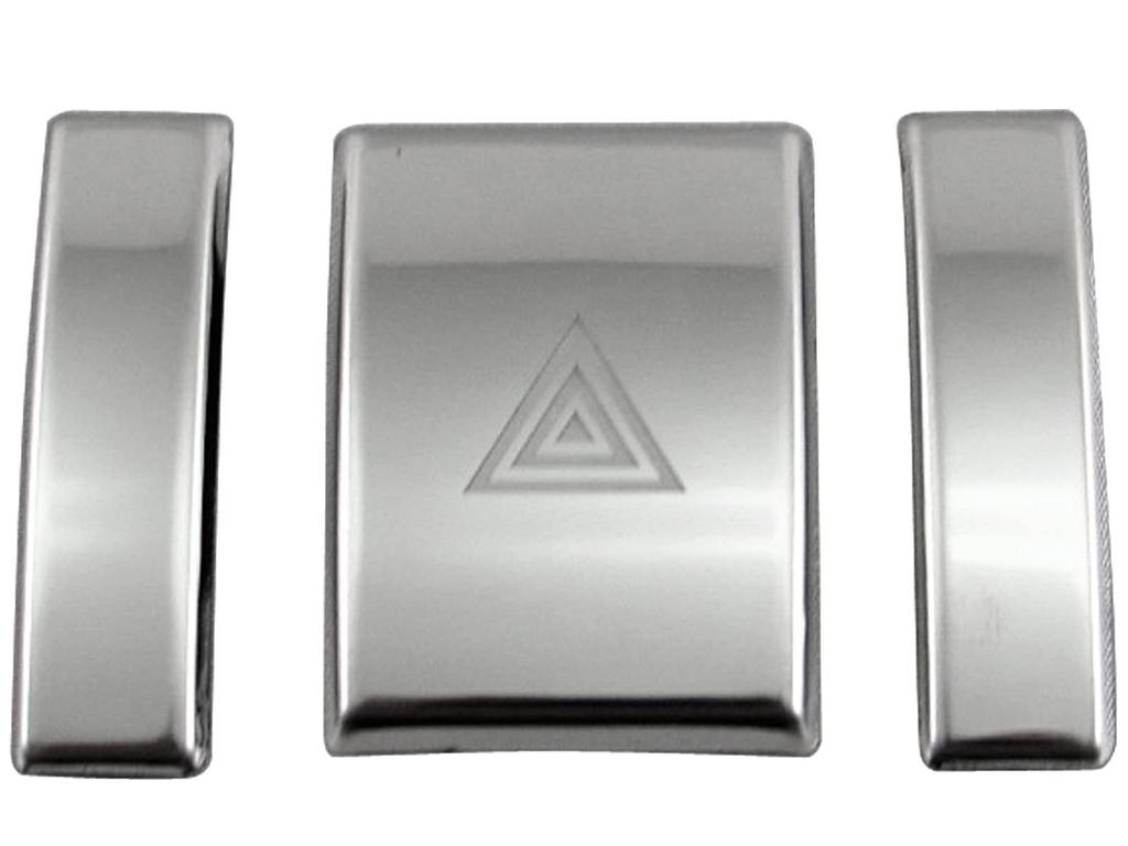 BRIGHTZ Probox Hybrid NHP160V Super Mirror Stainless Plating Hazard Switch Cover 3PC [INT-ETC-657] NHP160 P160 NHP Probox Hybrid Hybrid