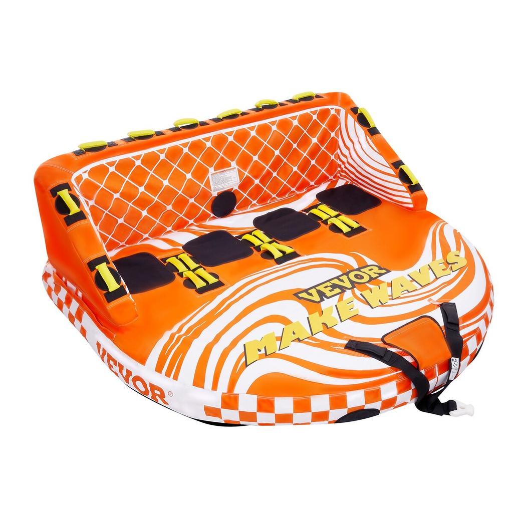 Towable Tube for Boating 1-4 Riders Inflatable Boat Tubes and Towables