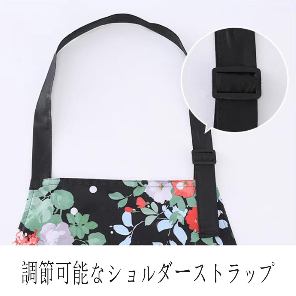 KQHOMEI Stylish Waterproof Apron for Women with Ruffle and Ribbon Design, Stain-Resistant, Wrinkle-Resistant, Suitable for Nursery Teachers,