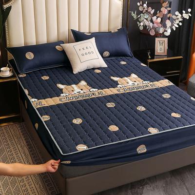 Fashion Waterproof Mattress Cover Thick Quilted Fitted Bed Sheet Fashion Printed Bedding Queen King Non-slip Sheet Dust Cover