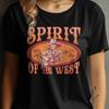 Vintage Cowgirl Guitar T-Shirt, Spirit of the West, Country Music