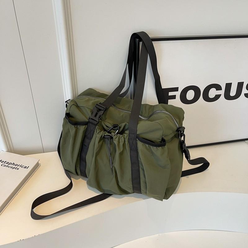 Outdoor Functional Wind Bag Women Large Capacity Nylon Casual Portable Commuter Internet Celebrity Fitness Airport