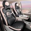 ORA Ballet Cat Leather Seat Cover - Cartoon Design, Full Enclosure, Four Seasons Use