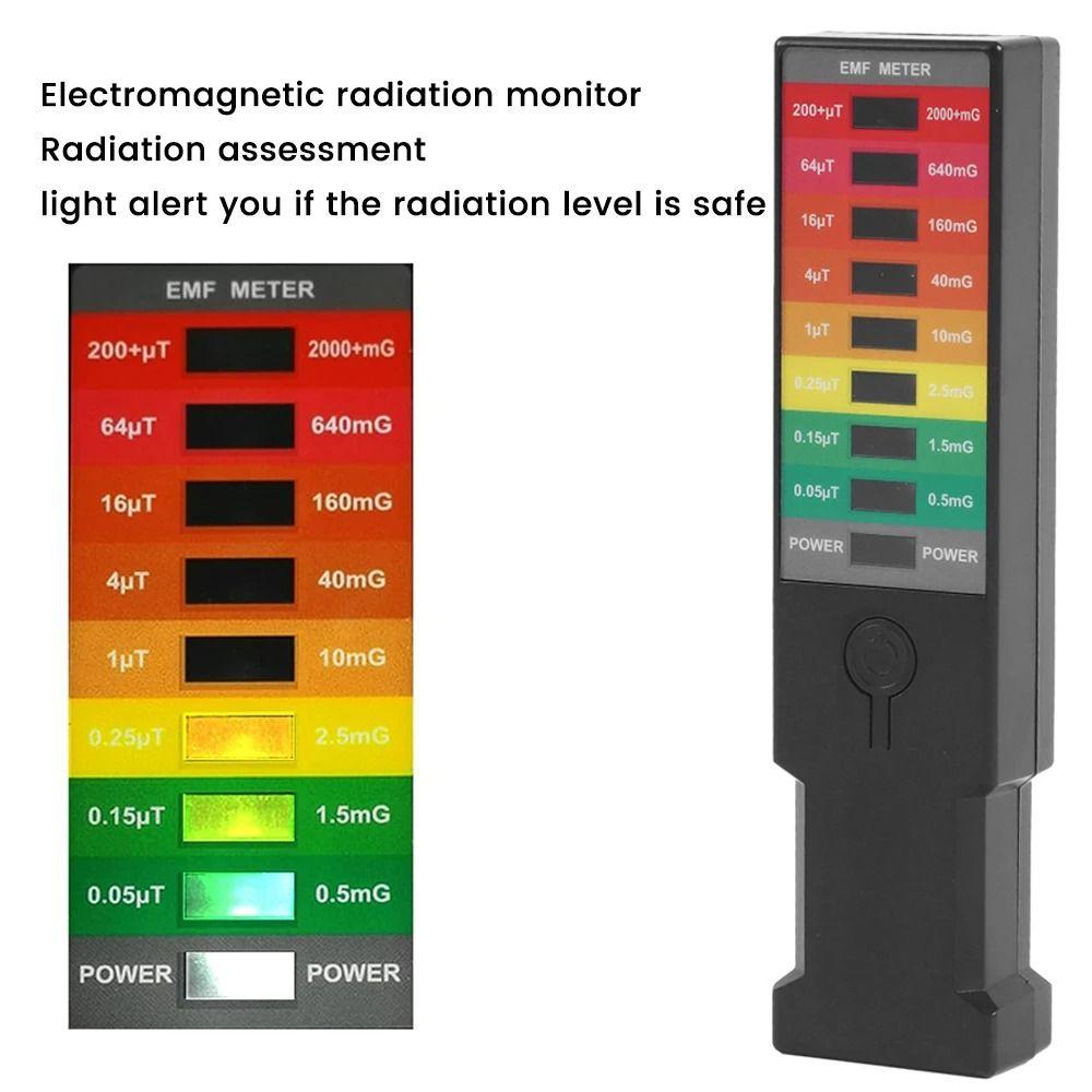 EMF Reader EMF Gauss Meter High Precision EMF Magnetic Field Detector  Electrician