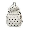 Schoolbag Polka Dot Cute Backpack Outdoor Ultra Light School Bag Travel Backpack Korean Sweet Backpack Student School Bag