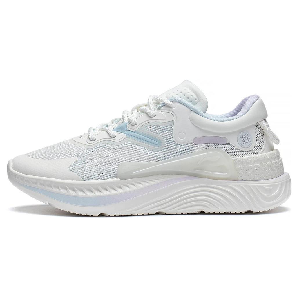 New LiNing Spark Lite Anti Slip Wear Resistant Low Top Sports Casual Shoes Women's Mist White AGLT102-2