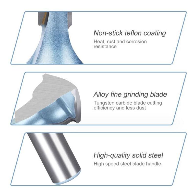 1/2inch 12mm Shank Woodworking Slotting Cutter Woodworking Milling Cutter Straightener Rod Slot Router bit