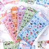 3D Panda Bunny Puffy Stickers Faux Crystal Gem Relief Stickers for Phone Decoration Cute Cartoon Stickers for Kids DIY Crafts